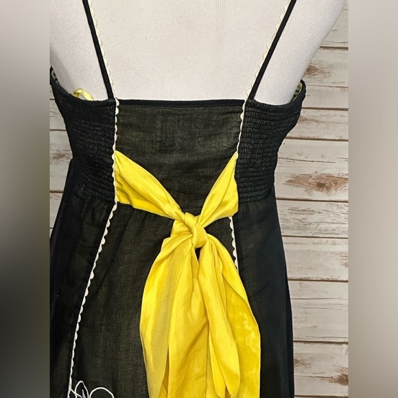 Anthropologie Floreat Step-by-Step floral embroidered and cutout voile sundress - Picture 5 of 7